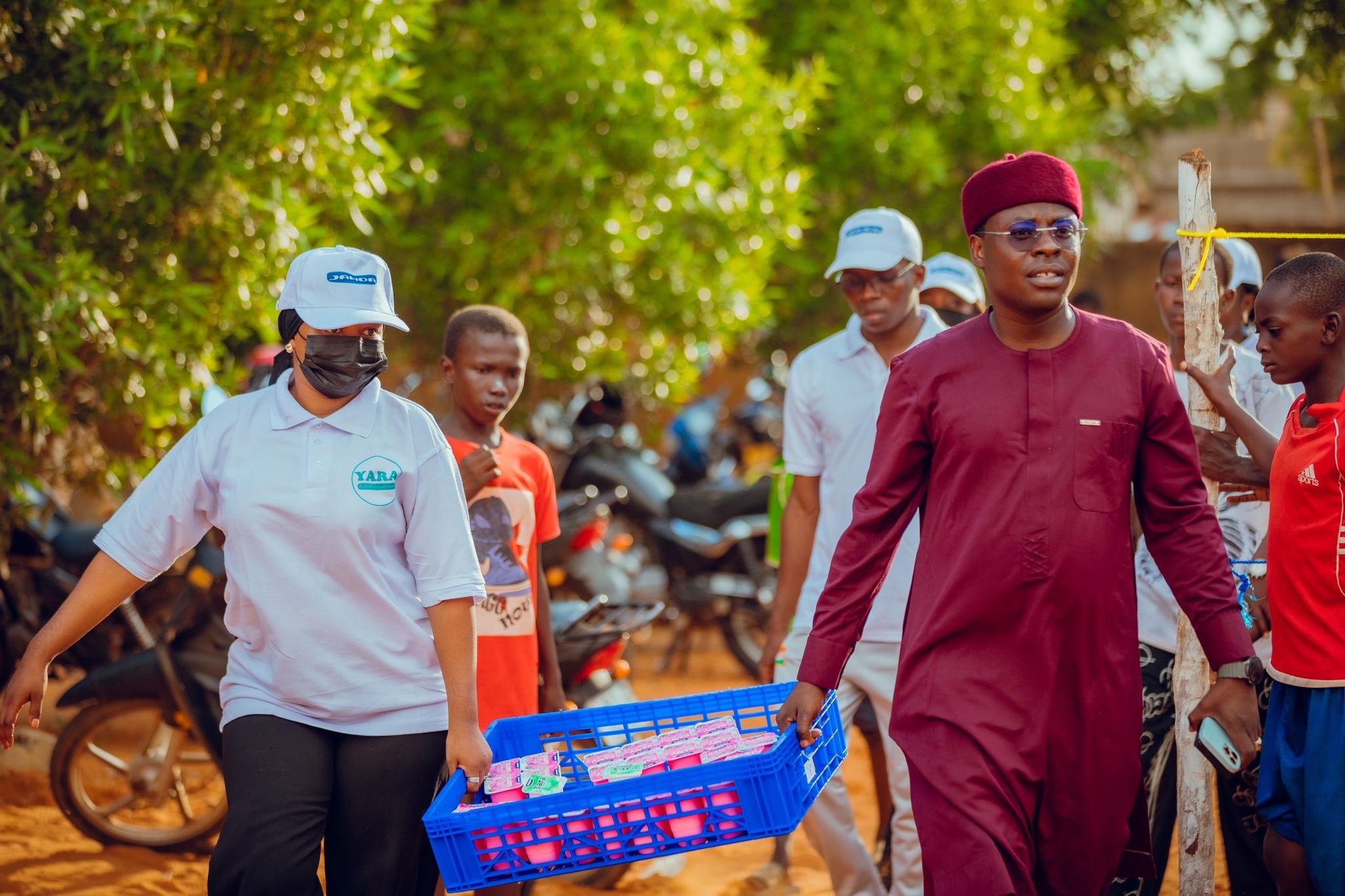 La caravane de dégustation des yaourts